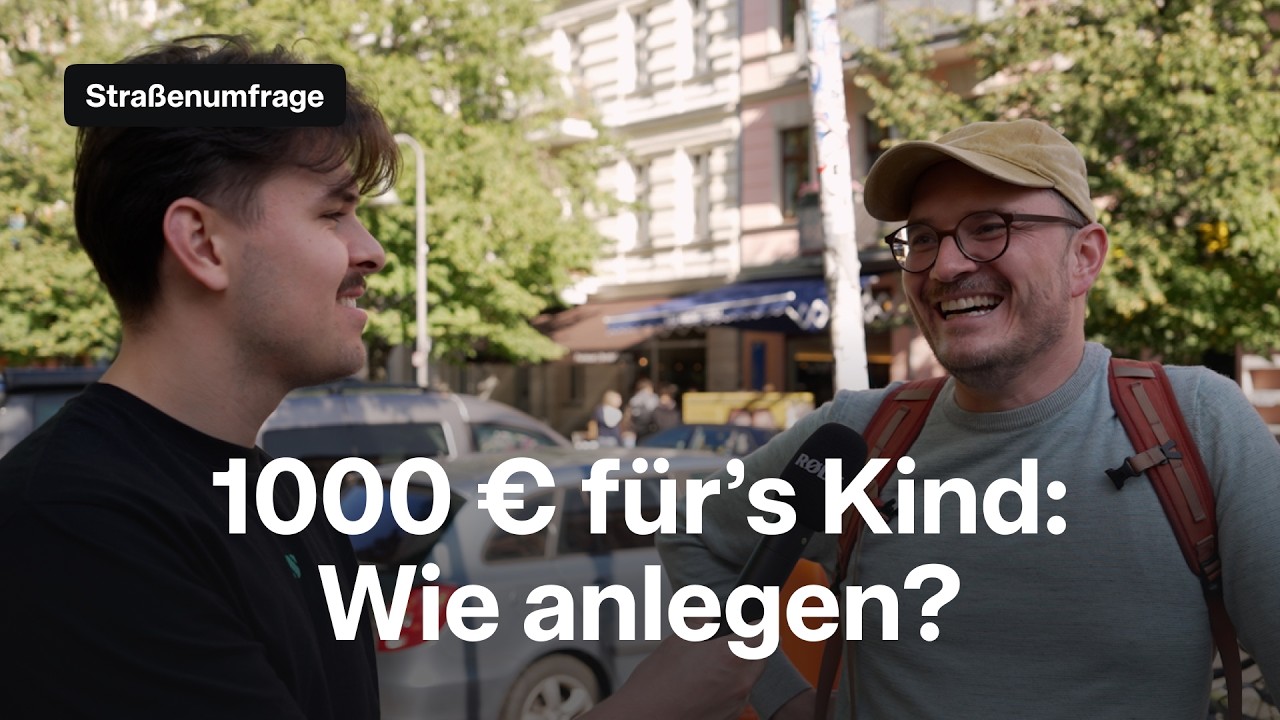 Wer spart wie? So würden Eltern für ihr Kind anlegen | Straßenumfrage