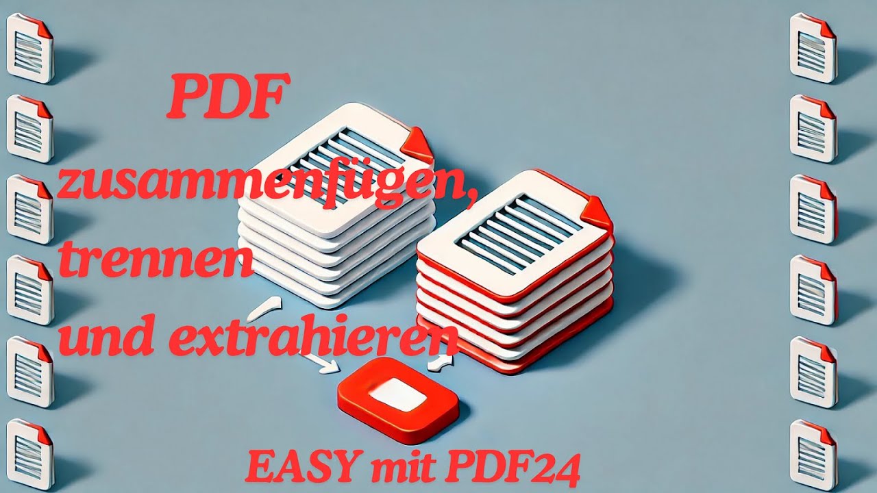 📂 PDFs zusammenfügen & Seiten trennen – So geht’s kostenlos mit PDF24!