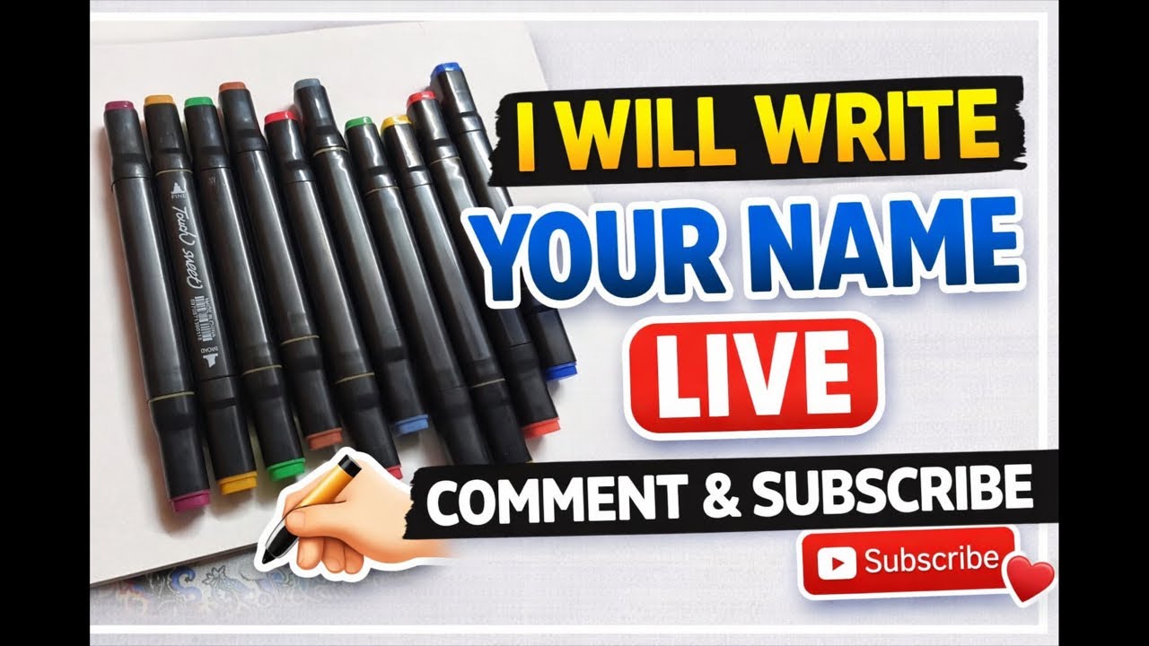 Subscribe and comment your name @live