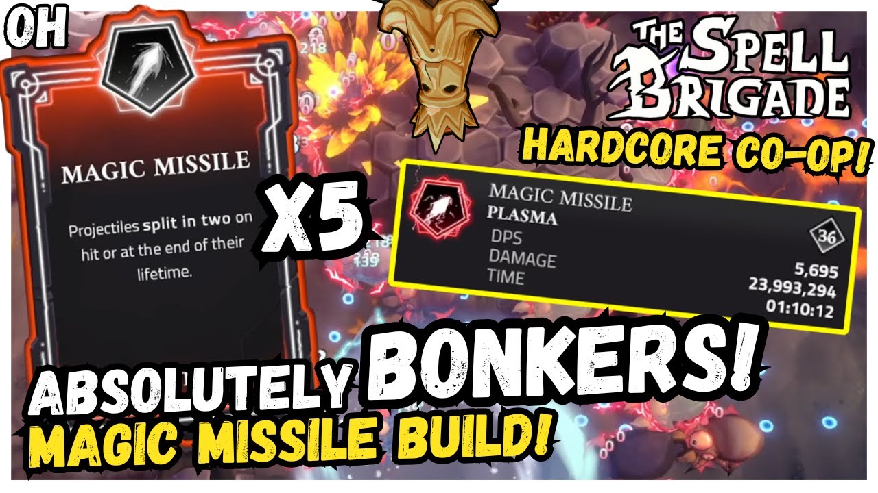 Absolutely BONKERS Magic Missile Build! Spell Brigade!