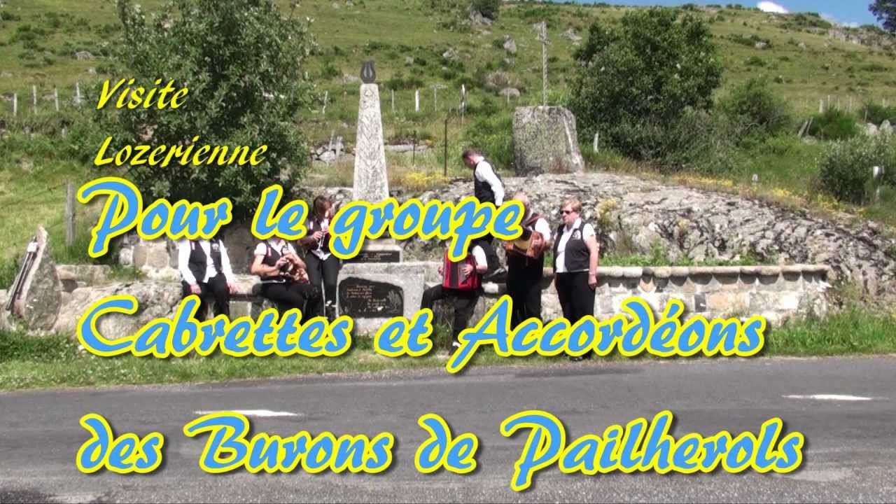 Les Cabrettes et Accordéons des Burons de Pailherols en visite au Pont du Gournier