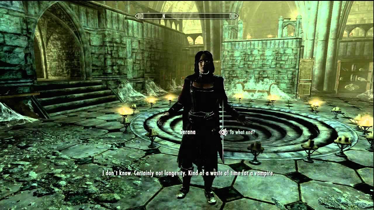 Skyrim Dawnguard DLC Walkthrough (Commentary) Part 9 - Through the Portal