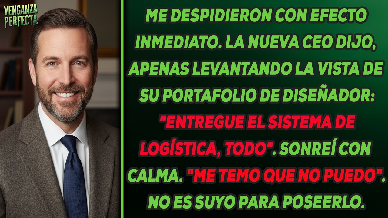 La nueva CEO me despidió y exigió mi sistema — Le dije que no era suyo.