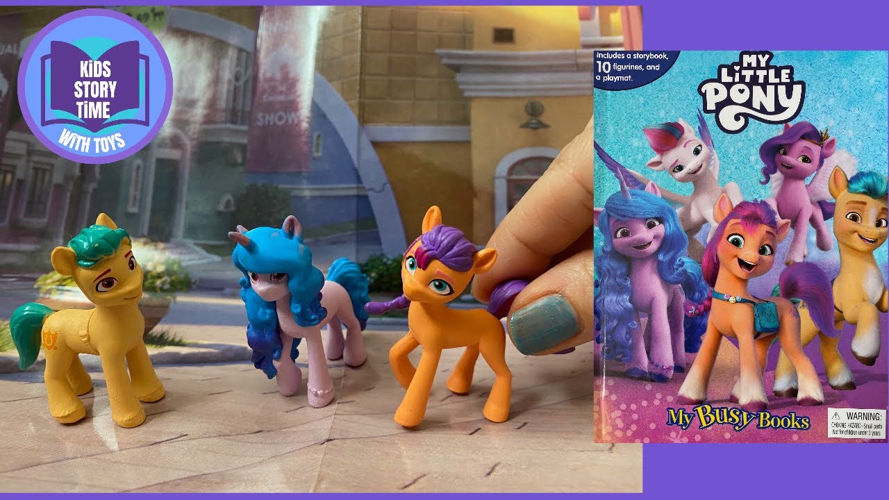 MY LITTLE PONY TOYS PRETEND PLAY READ ALOUD BUSY BOOK