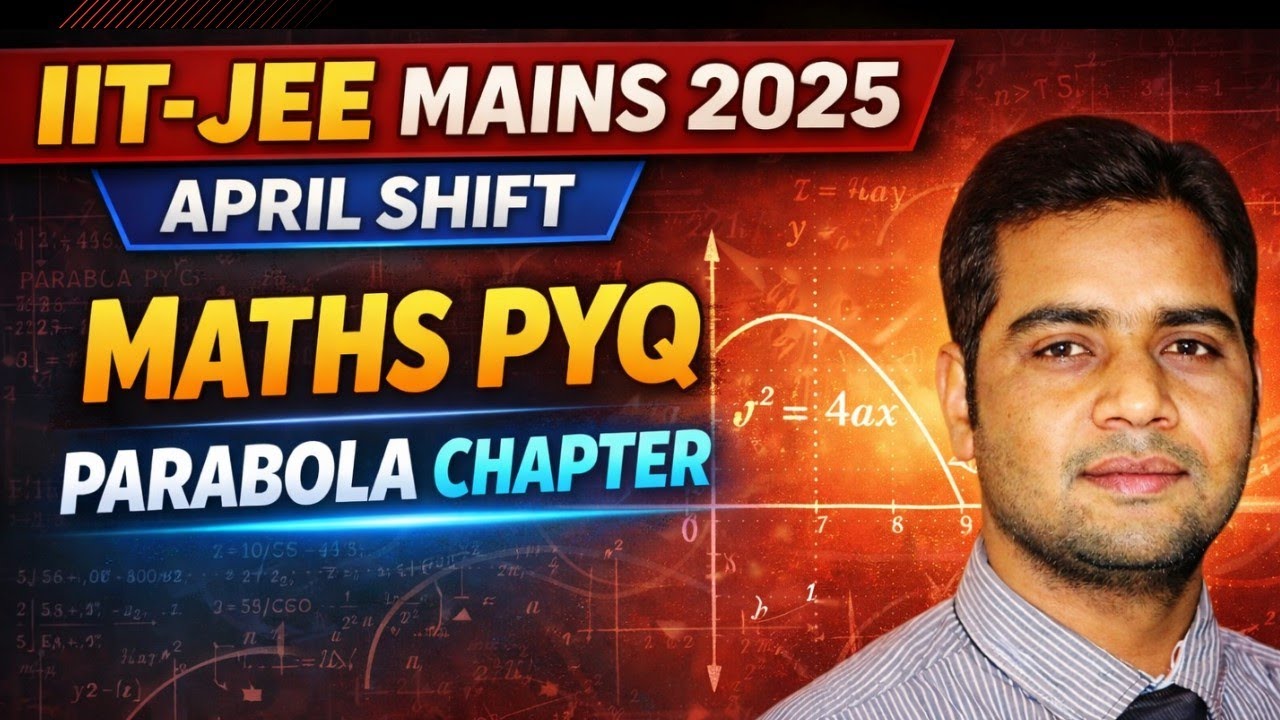 JEE MAIN 2025 APRIL SHIFT PARABOLA PYQ |MATHS FOR JEE MAIN 2026