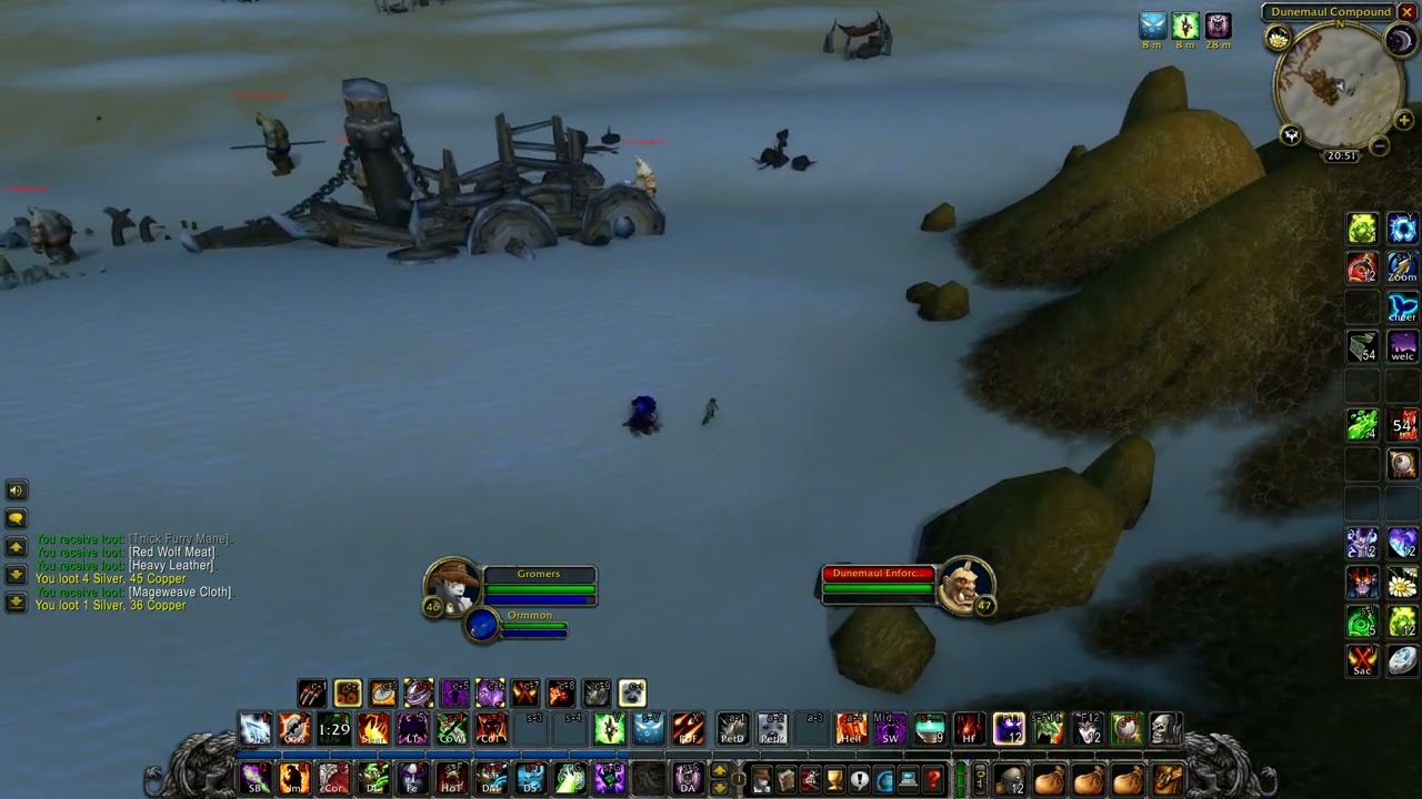 WoW Classic HC Gromers #41 HC Level 46+1