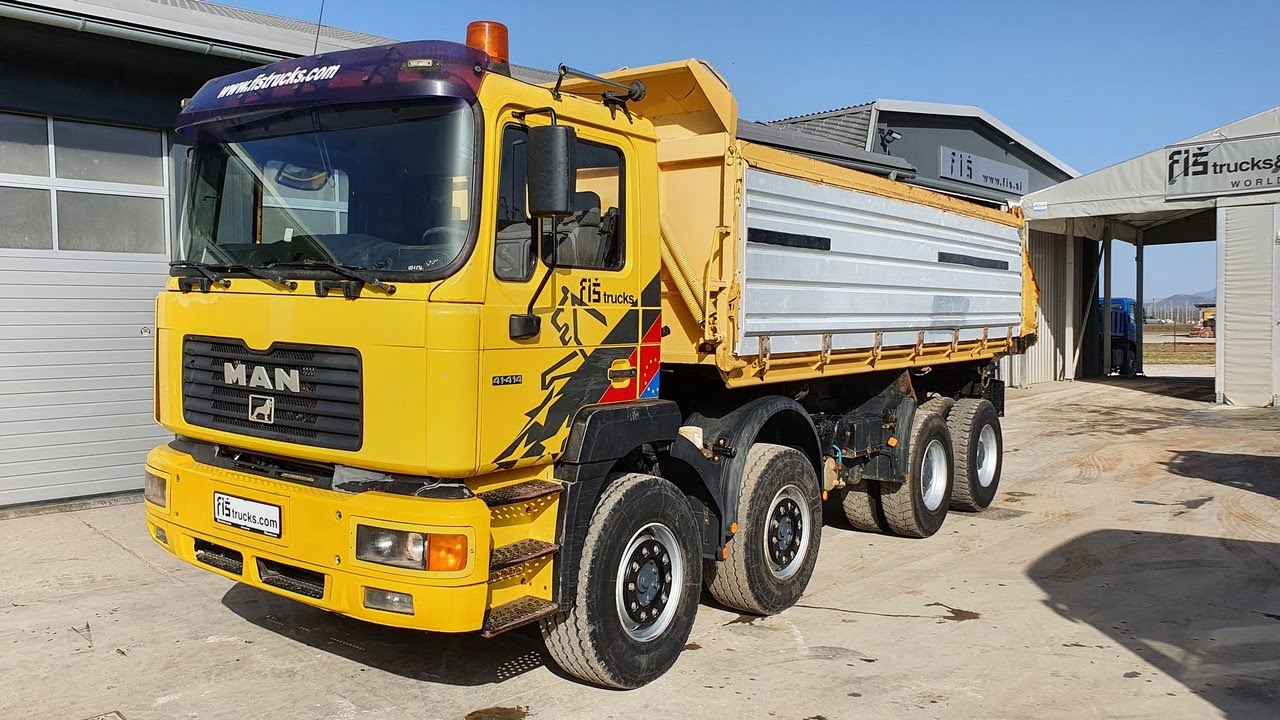 MAN 41.414 8X4 tipper - FIŠ TRUCKS SLOVENIA