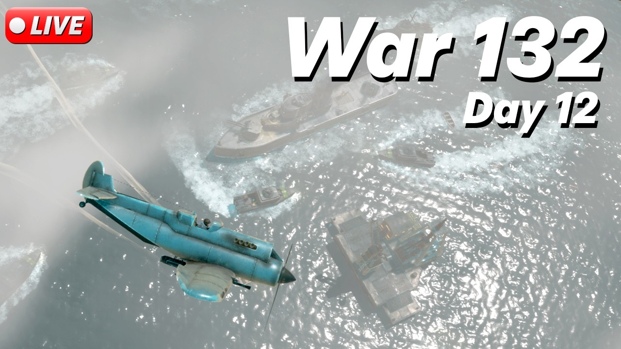 🔴 FOXHOLE AIRBORNE // WAR 132 - DAY 12 // WARDEN FRONTLINE // LIVE GAMEPLAY