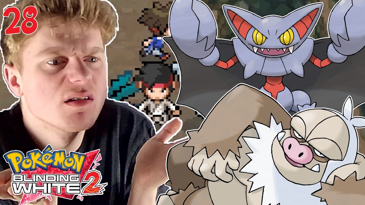 😧WARUM STEHT ER DENN DA?!😢 - Pokémon Blinding White 2 Nuzlocke [28]