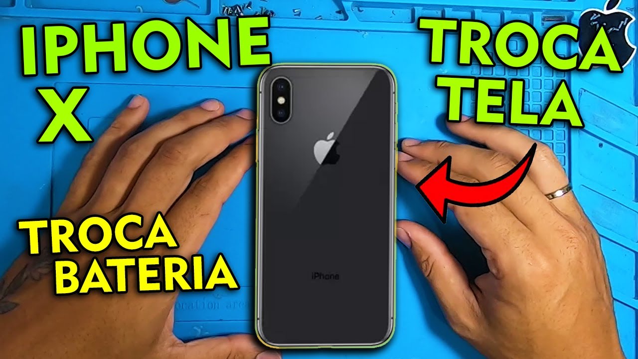 IPHONE X COMO TROCAR A TELA E A BATERIA!