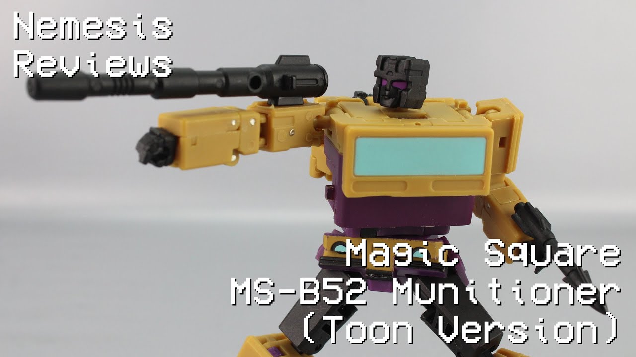 Nemesis Reviews Magic Square MS-B52 Munitioner (Toon Version)