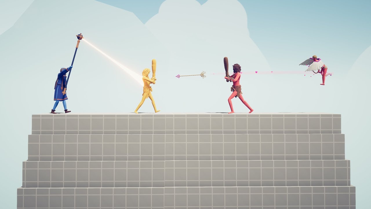 CUPID & EVERY UNIT vs HEALER & EVERY UNIT - Totally Accurate Battle Simulator TABS