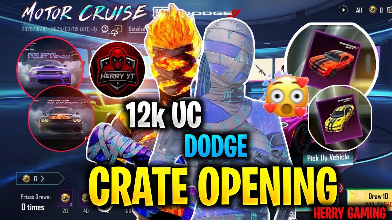 DODGE CRATE OPENING | NEW PUBG UPDATE | 12k UC | PUBG MOBILE