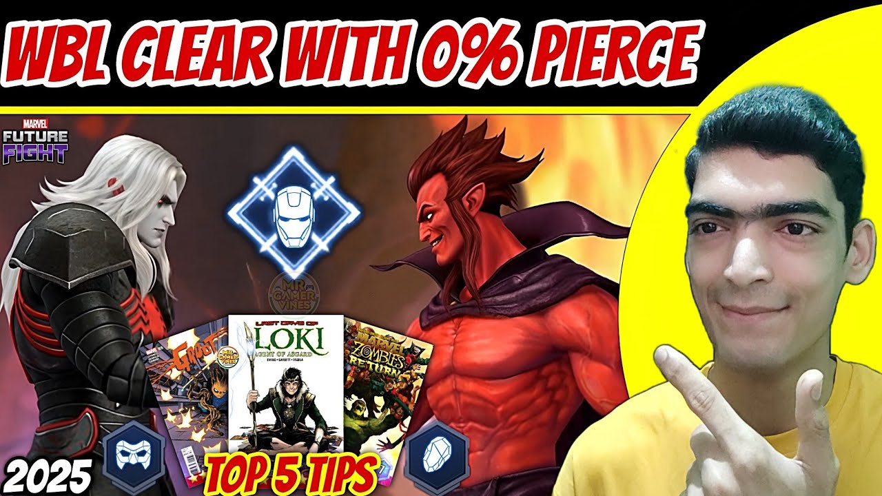 (TOP 5 TIPS) How to Clear WBL With 0% Pierce | New Players & F2P | Marvel Future Fight 2025