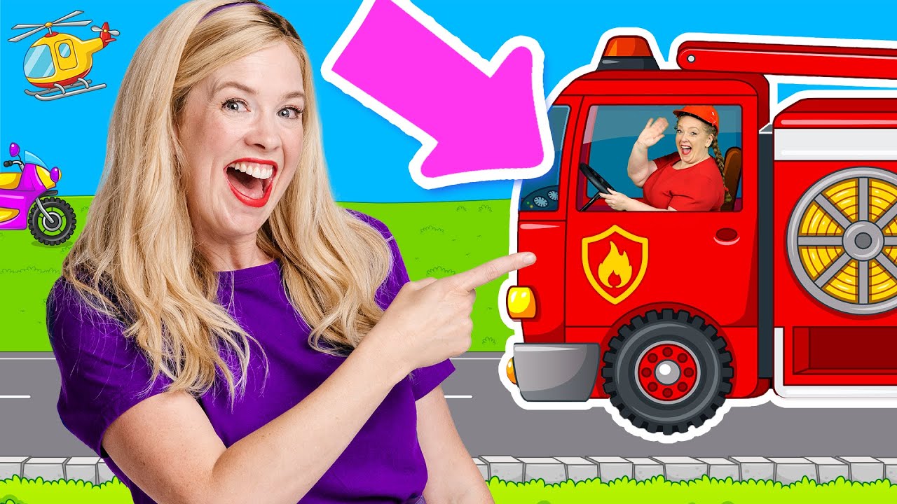 Can You Find The Vehicles? 🚒 Storybook Pictures Come to Life!