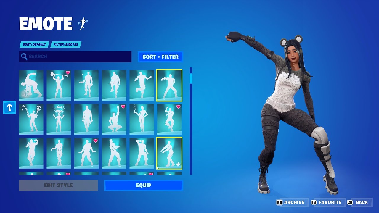 ALL FORTNITE ICON SERIES AND [NEW] TIKTOK EMOTES