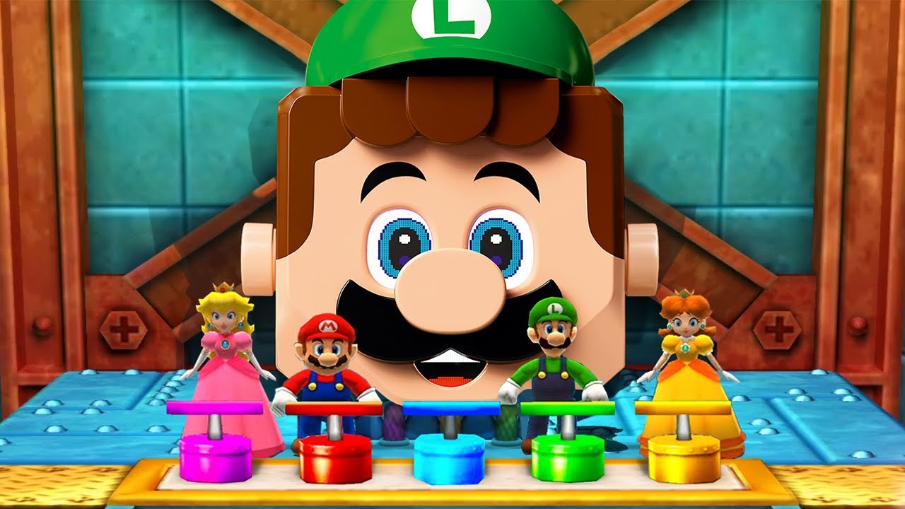 Mario Party The Top 100 MiniGames - Luigi Vs Peach Vs Mario Vs Daisy (Master Cpu)