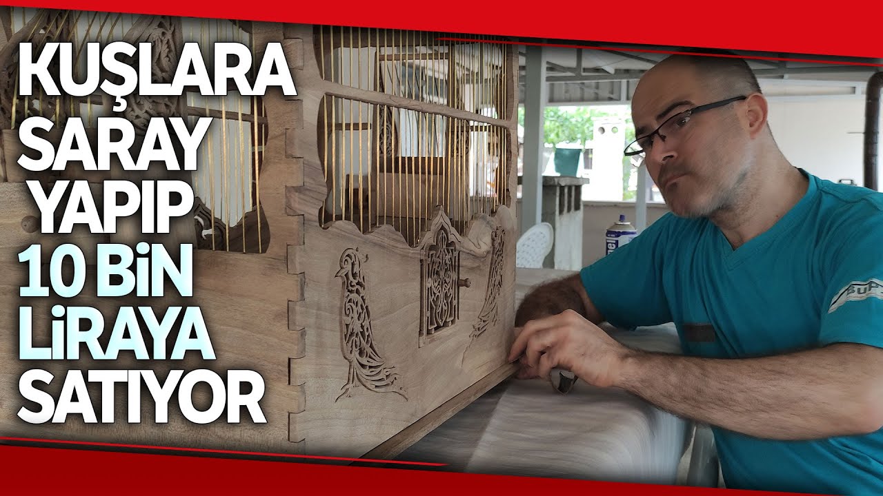 Kuşlar İçin Sanat Eseri Gibi Kafesler Yapıyor