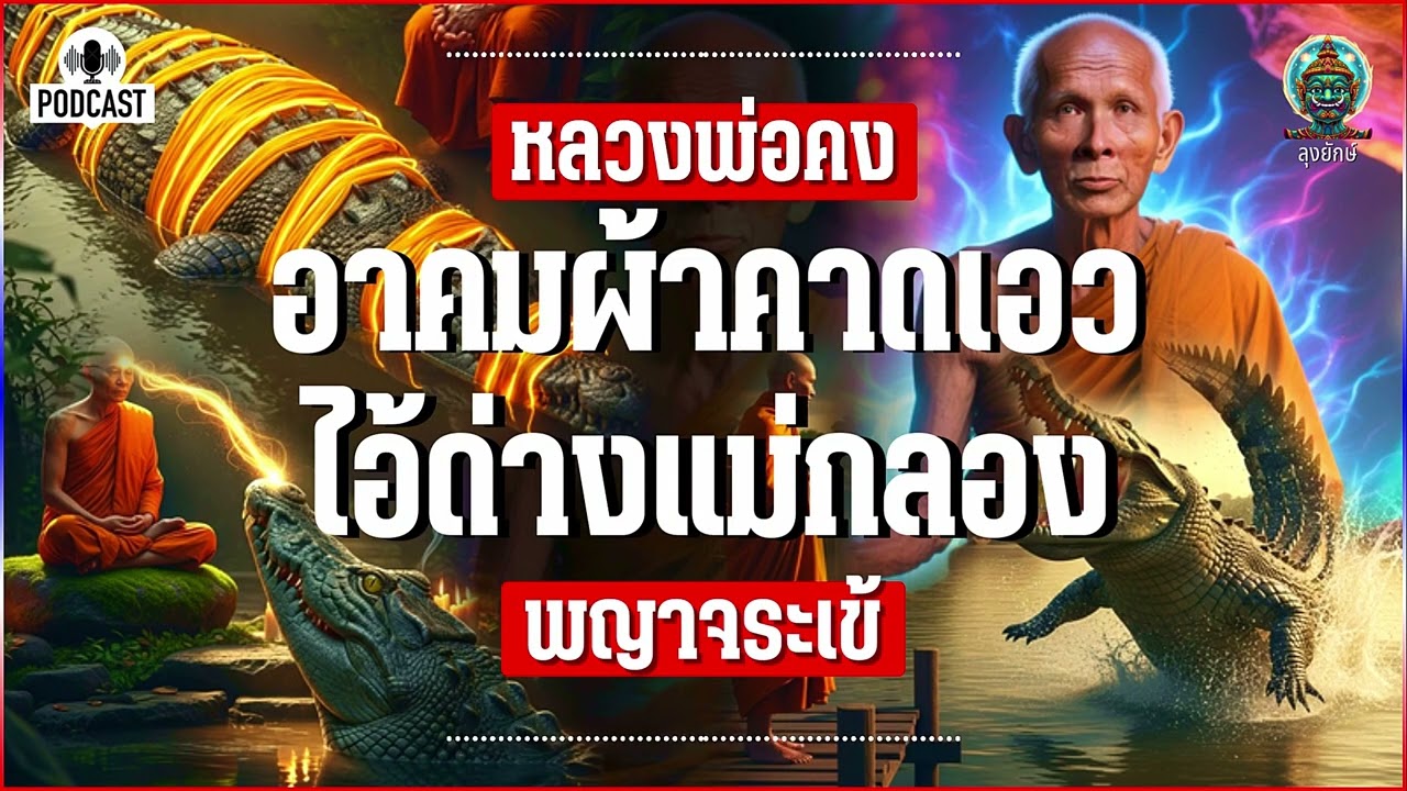 หลวงพ่อคง เปิดตำนานอภินิหารลุ่มน้ำแม่กลองโยนผ้าผืนเดียวสยบ ไอ้ด่าง พญาจระเข้! | ลุงยักษ์