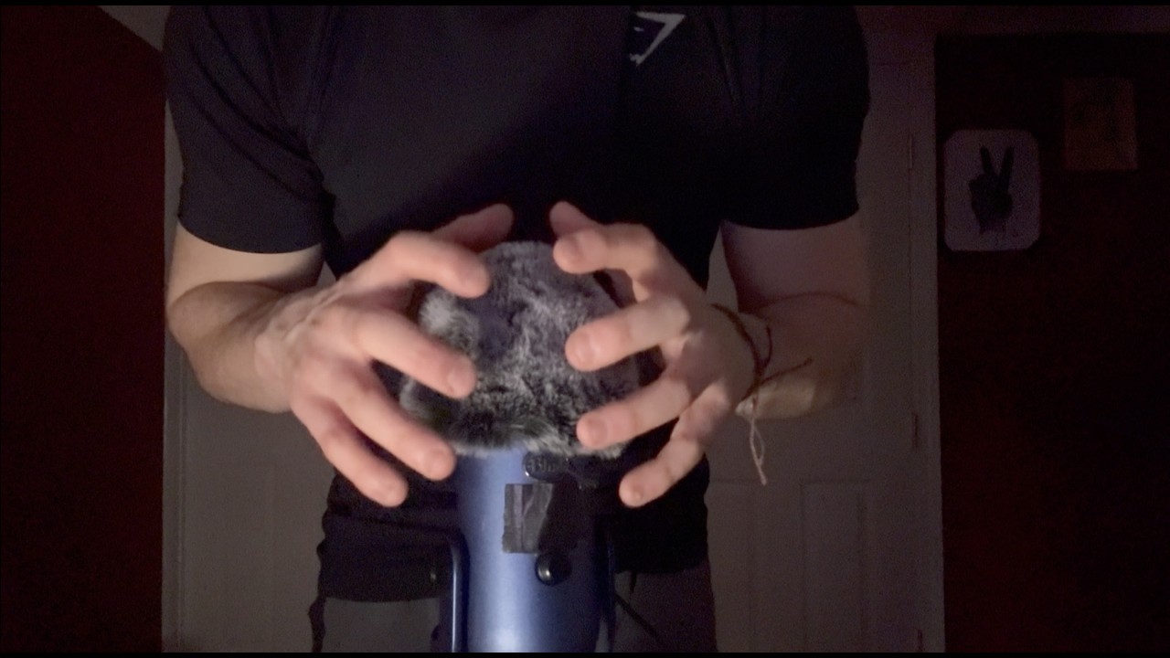 ASMR | Good hand sounds (  + mic massage )