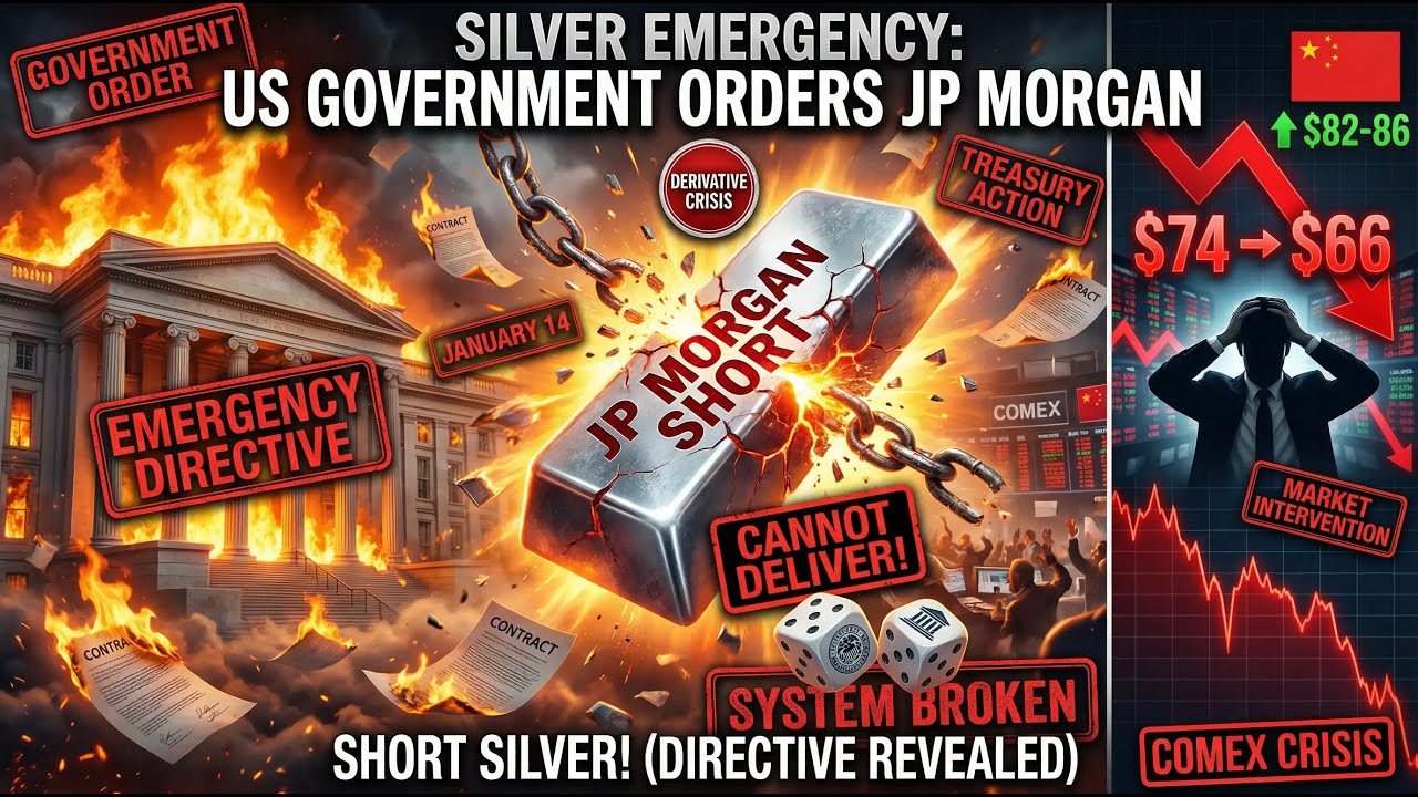 U.S. Government Releases Emergency Directive: JP Morgan Told to Short Silver