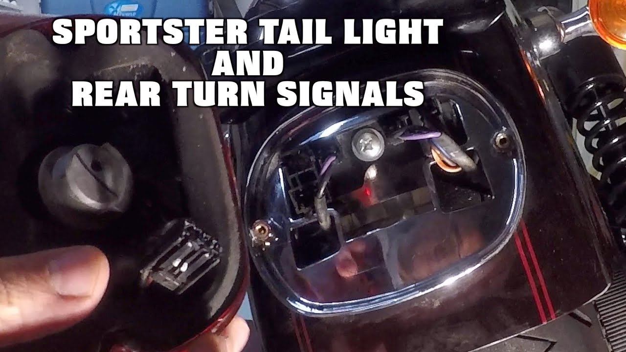 sportster tail light and rear turn signals