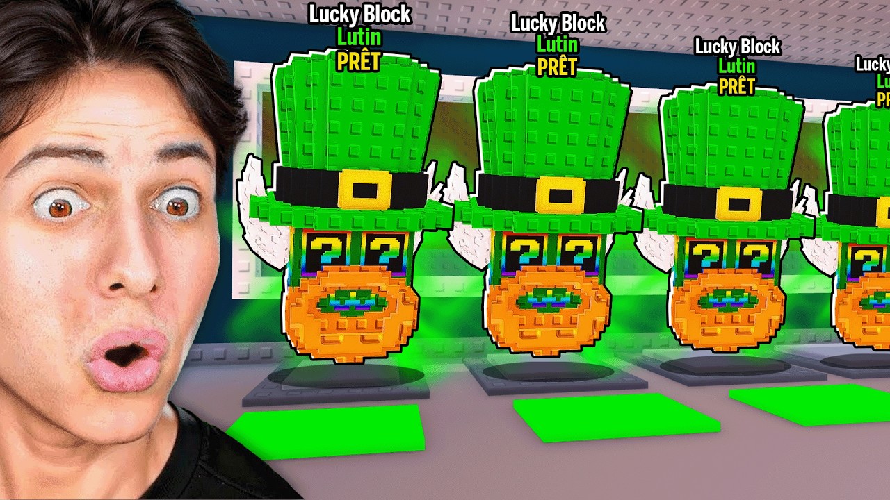 J'ai Acheté 100 Nouveaux LUCKY BLOCK LUTIN... (steal a brainrot)