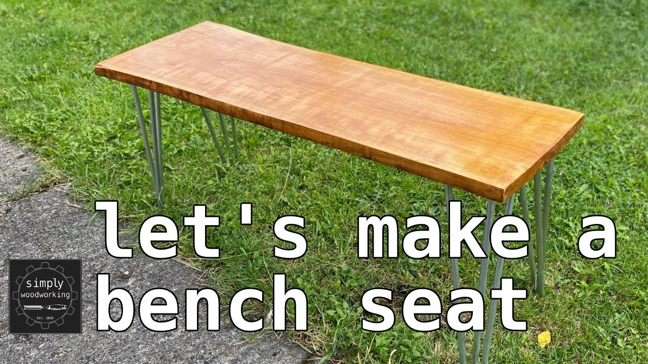 Simply Woodworking - Let's make a bench seat - Cherry