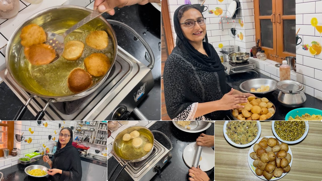 ਅੱਜ ਵਾਰੀ ਆ ਗਈ ਗੋਲਗੱਪੇ ਬਣਾਉਣ ਦੀ 😊 ajj vari Golgappe bnaun di 