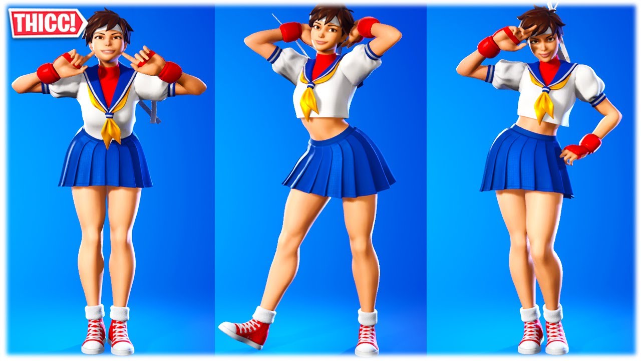 FORTNITE *THICC* STREETFIGHTER SKIN 