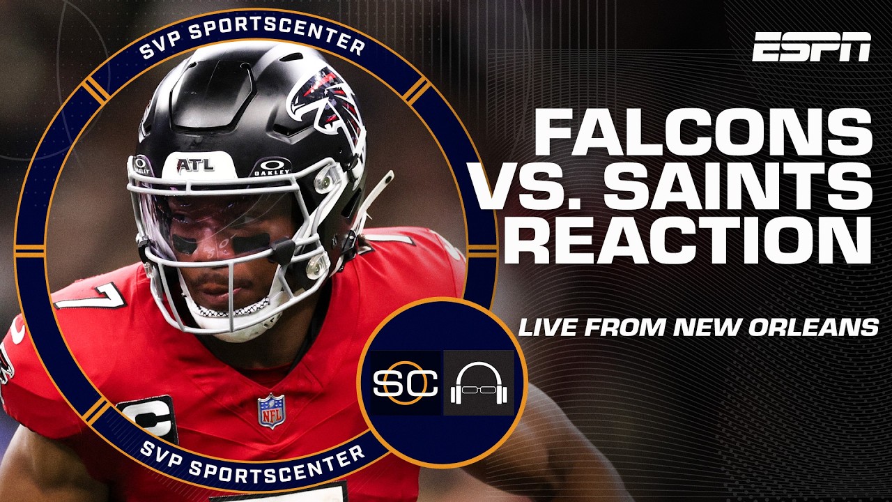 Bijan Robinson & Brian Robinson Jr. talk scoring 5 TDs in Falcons' MNF win | SC with SVP