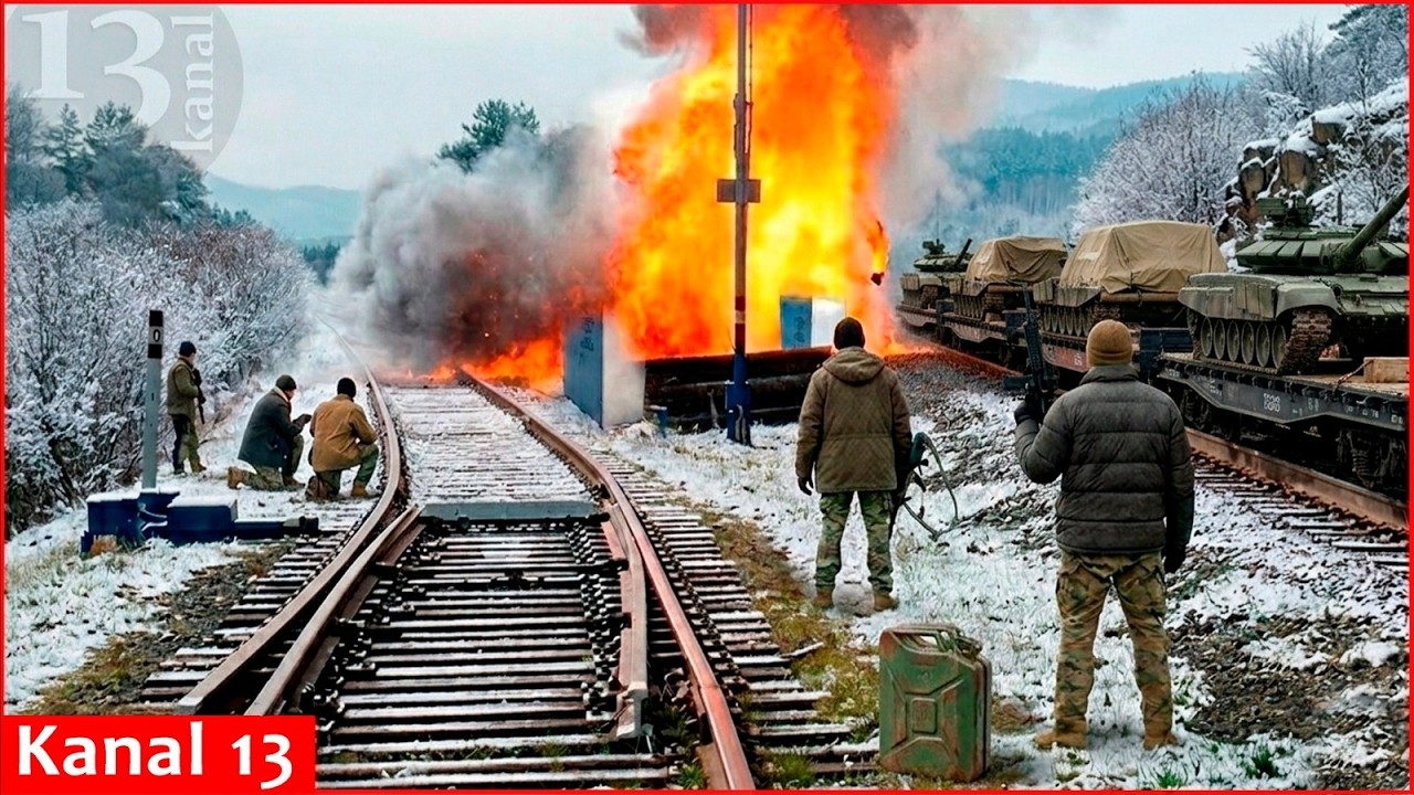 Sabotage operations of Ukrainian partisans on railway in Luhansk: supply of weapons was disrupted