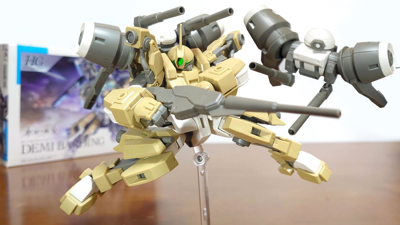 (背中にも顔が！？デミトレーナーがバージョンアップ！)HG 1/144 デミバーディング　レビュー