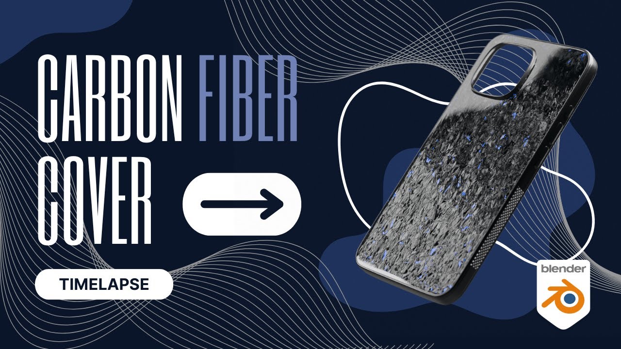 Create a Stunning Carbon Fiber Phone Cover | 3D Animation Tutorial in Blender