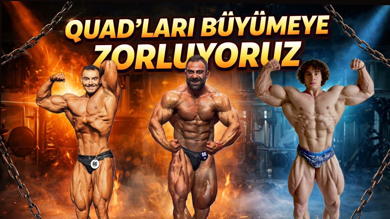 Bu Bacak Antrenmanı Quad’ları Zorla Büyütür (Blanka & Numan)