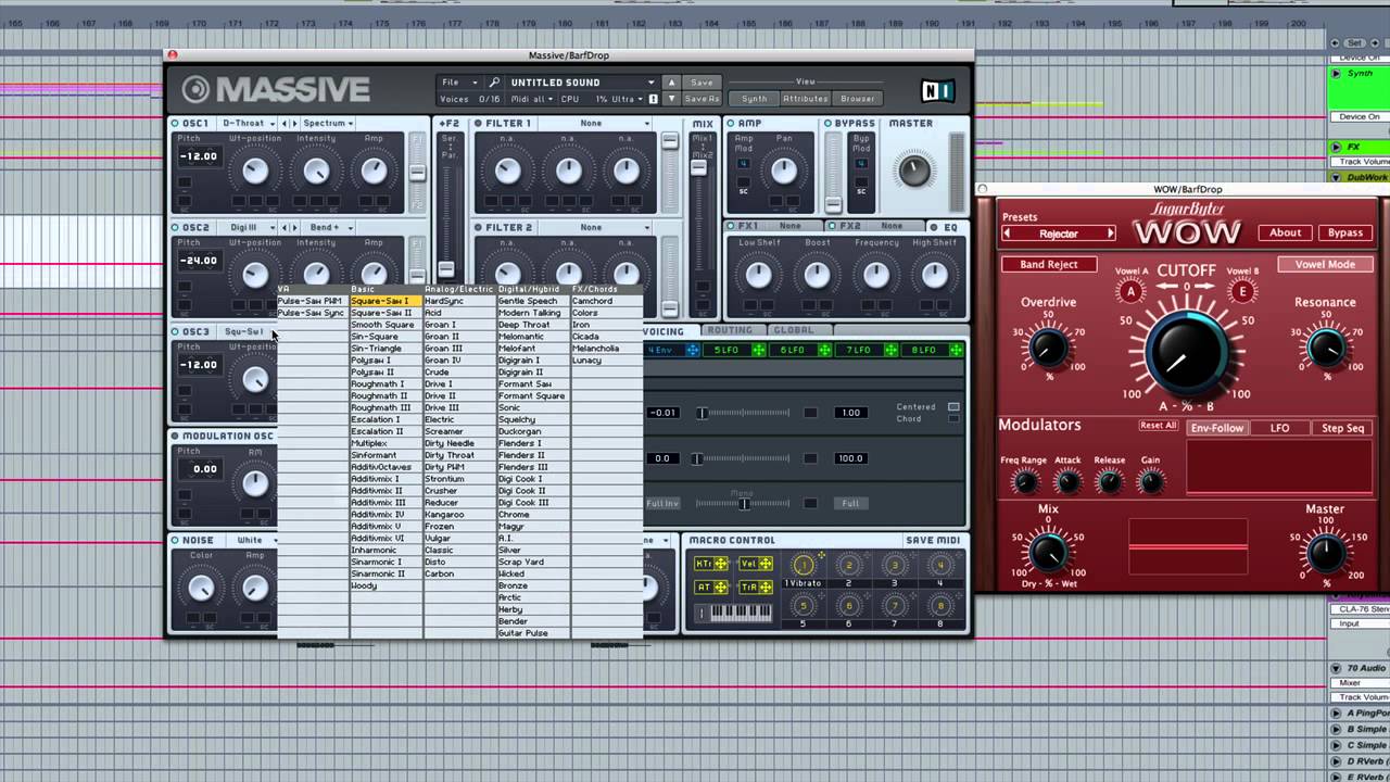 How to Make a Dubstep Drop in Massive