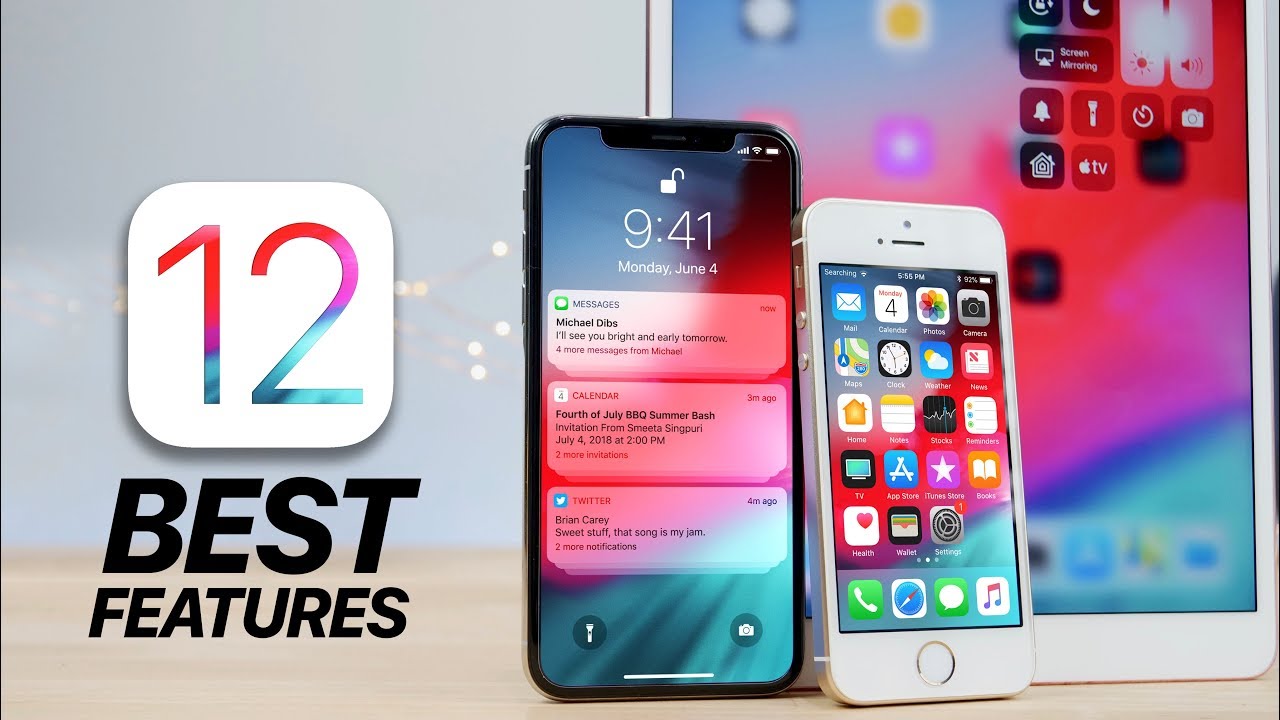 Top 12 iOS 12 Features! What's New Review