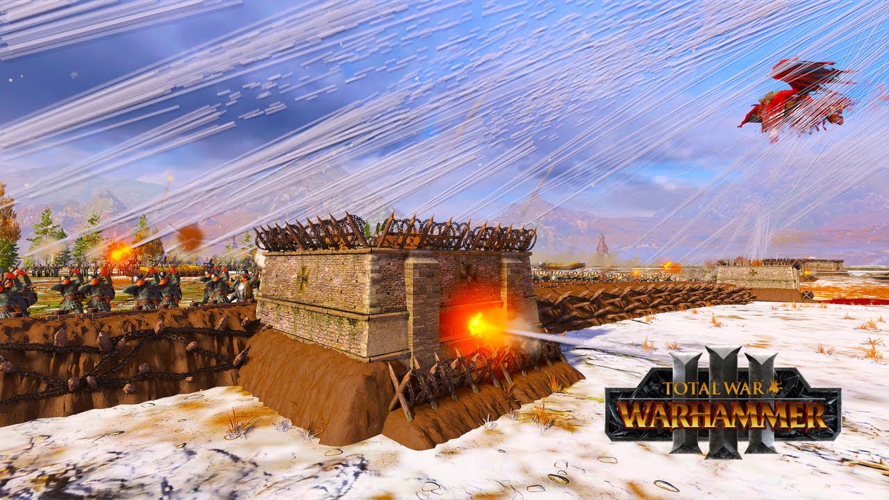 GERMAN IMPERIAL ARMY VS Khorne - TW Millennium Mod | Total War WARHAMMER 3  | FIRESupport | 4K