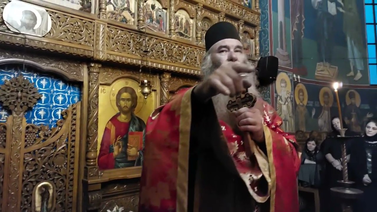 Cuvântul Pr Arhimandrit Paisie , starețul de la Mănăstirea Nușeni, la Mănăstirea Rebra-Parva.
