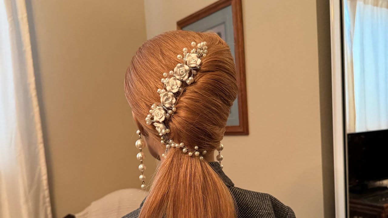 Bridal Hairstyle | ASMR | Elegant Hairstyles - Hairstyling - Adjustment - Finishing Touches