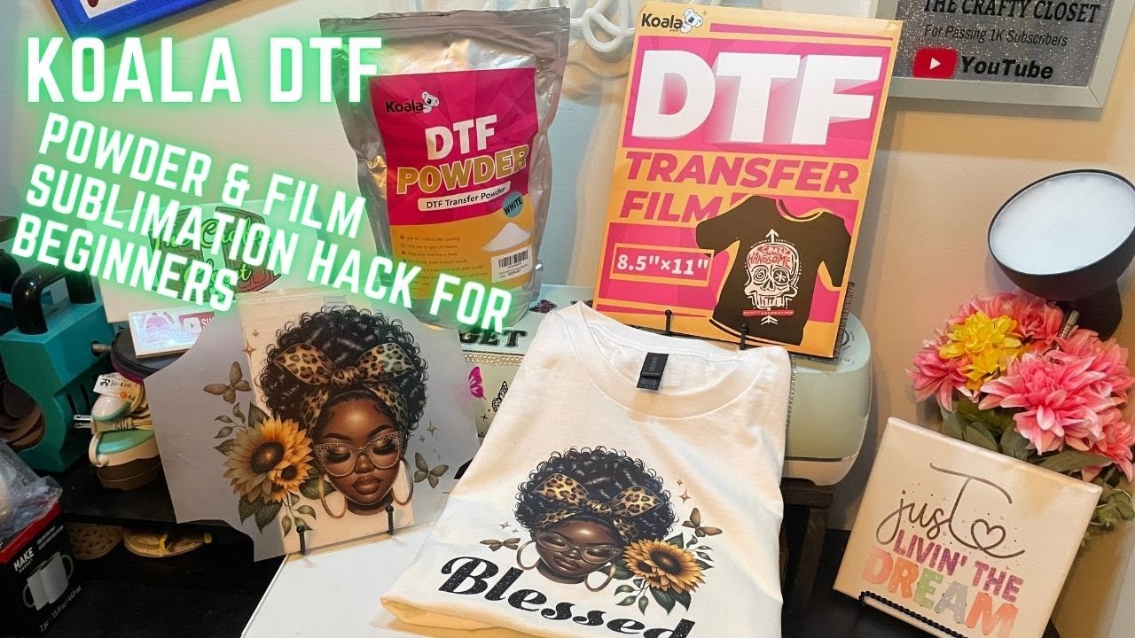 Сублимационный DTF-хак с порошком Koala DTF и плёнкой! Получит ли он одобрение Crafty Closet?
