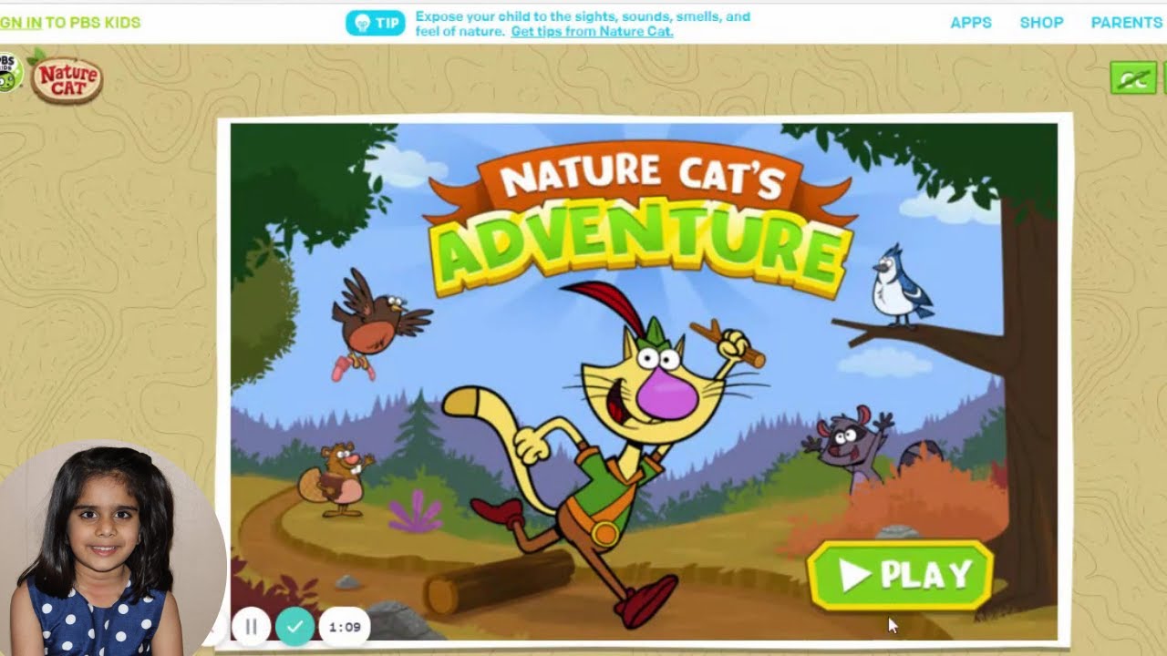PBS Game | Nature Cat's Adventure | Kids Game