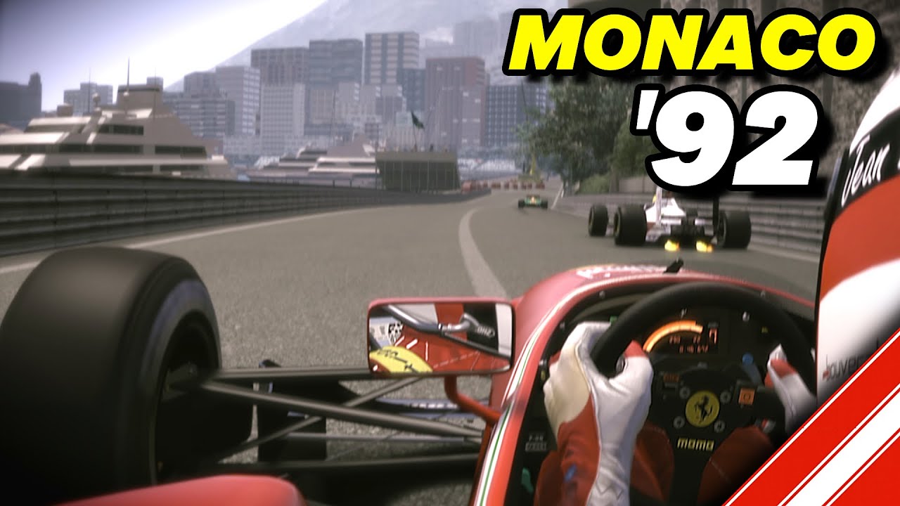 Alesi’s V12 Ferrari F92A Charging at Monaco 🔊 Assetto Corsa VR gameplay