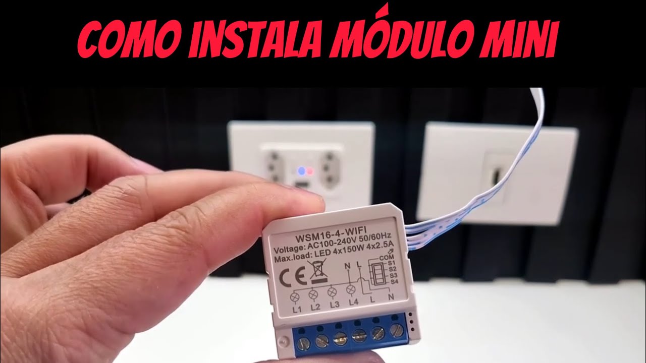 Como instalar módulo s22 mini… instalar interruptor smart nova digital sonoff tuya smart life Alexa