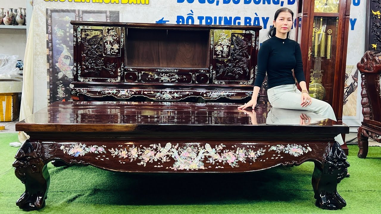 Nhiều Món Xưa 11/1 Mỹ Ngân chào bán Bộ Bàn Trúc, Sạp Gõ Mật, Tủ Chè, Đồng Hồ Mỹ, Lục Bình Gỗ