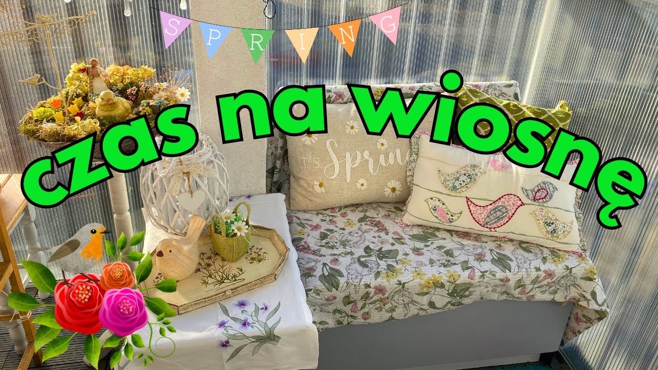 Metamorfoza balkonu po zimie | Wiosenne porządki i dekoracje