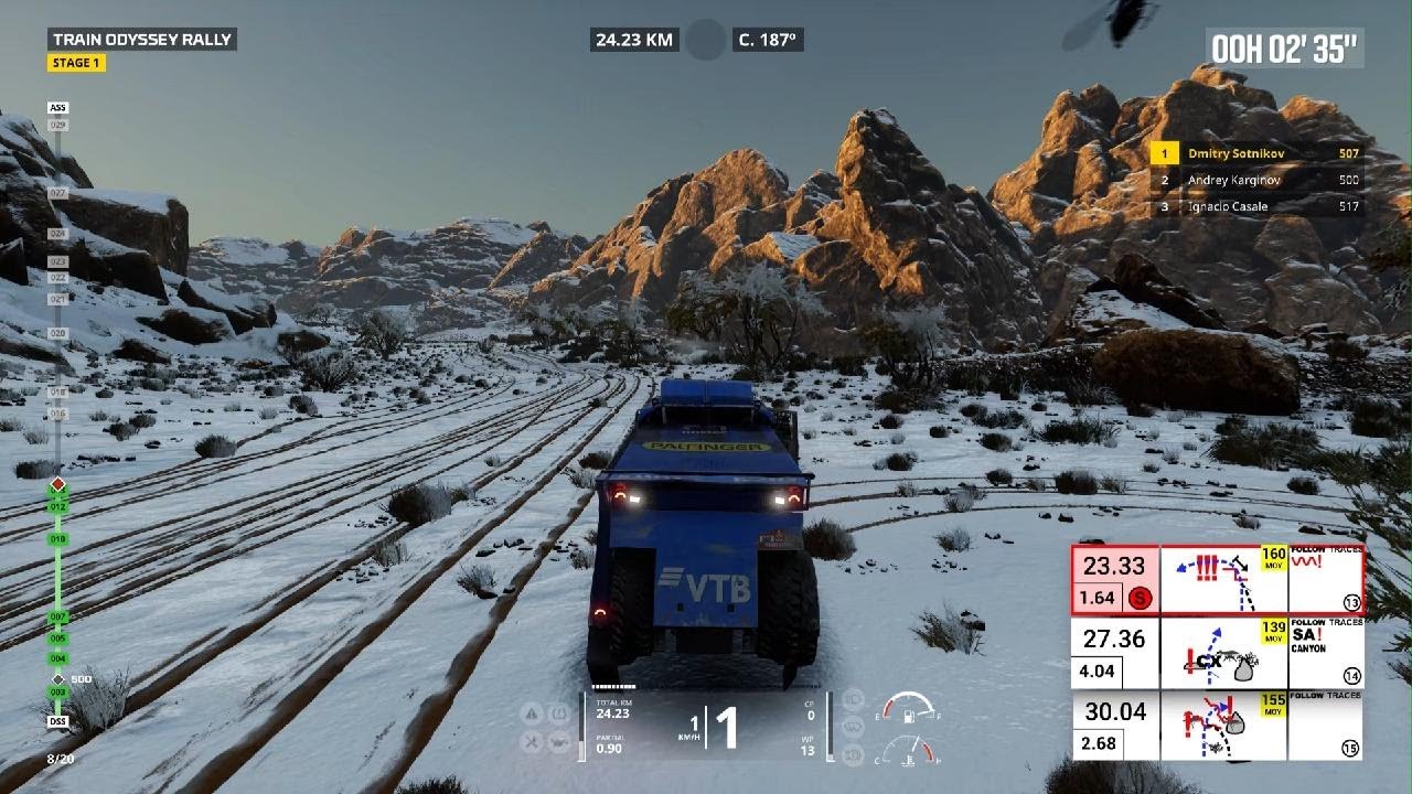 Dakar Desert Rally Professional Mode  Truck Snow\Extreme Snow Condition