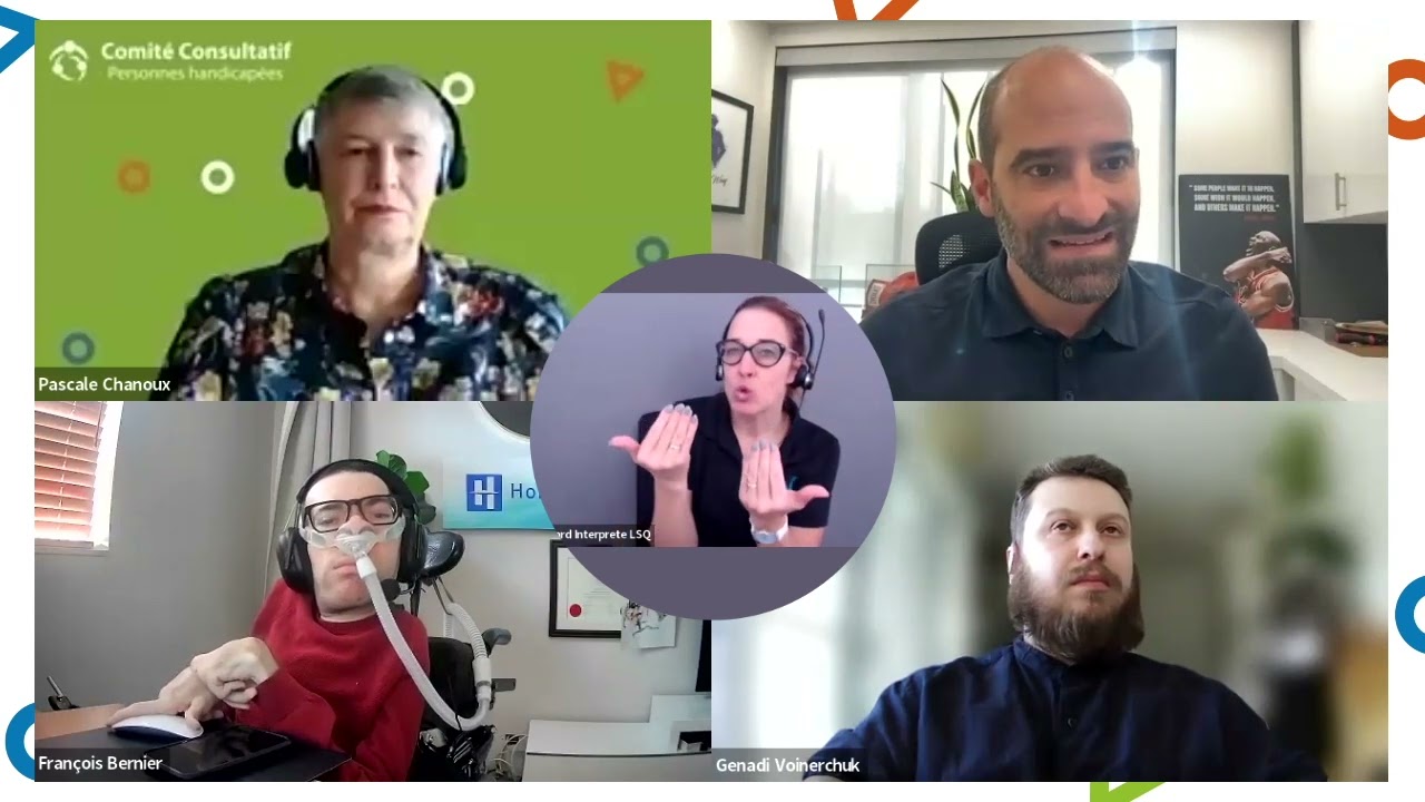 Webinaire 10 « Adaptations des milieux de travail aux personnes en situation de handicap »