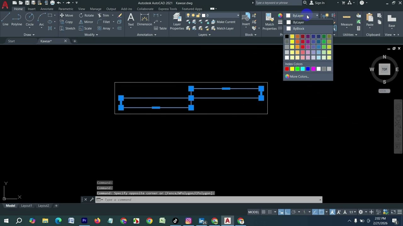 🔥 AutoCAD এ Window তৈরি করুন মাত্র কয়েক সেকেন্ডে