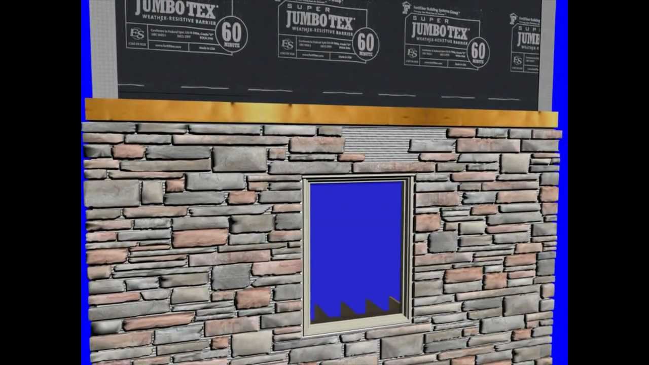 Waterway Rainscreen for Manufactured Stone Veneer